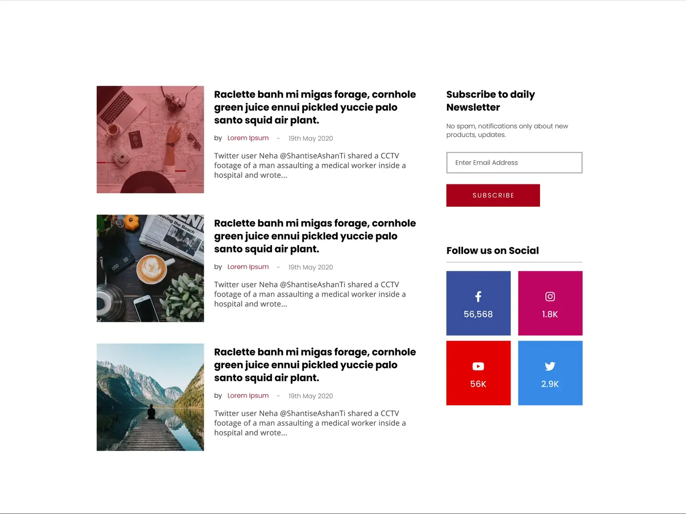 Latest News Section