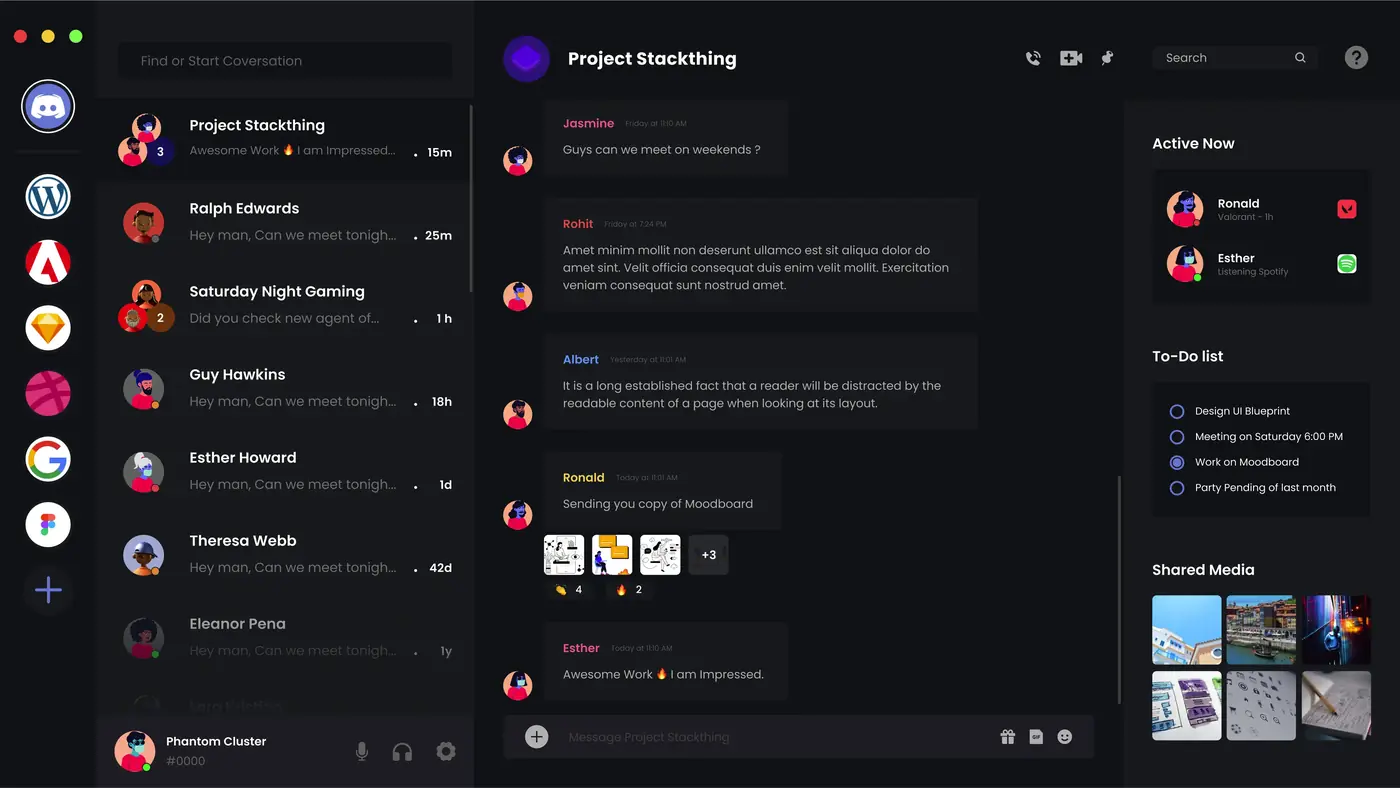 Discord DM View