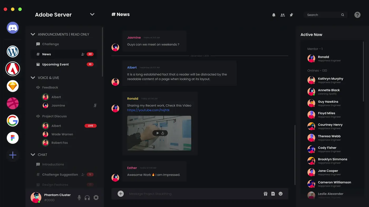 Discord Server View