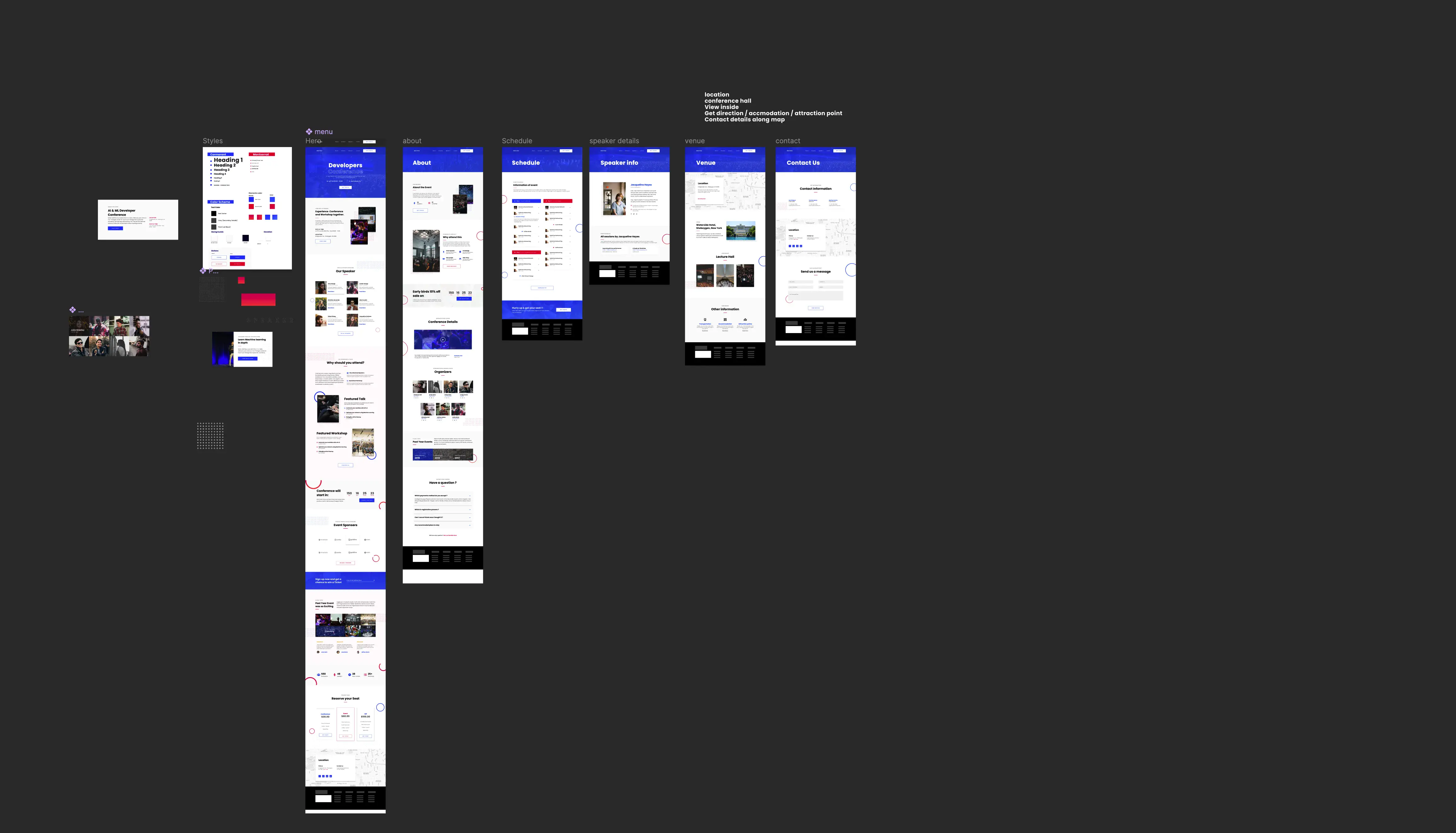 Conference template — full page