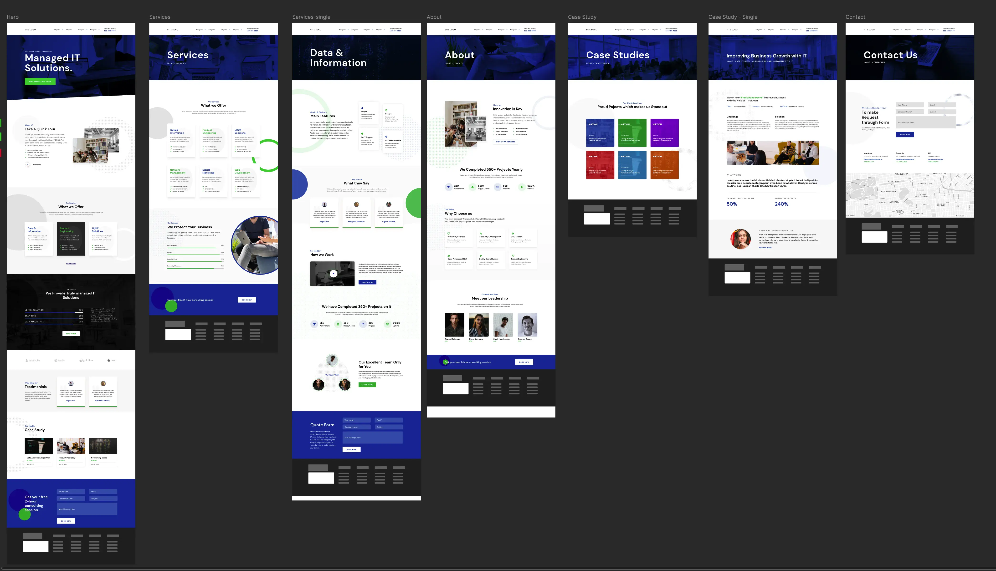 IT Firm template — view 2