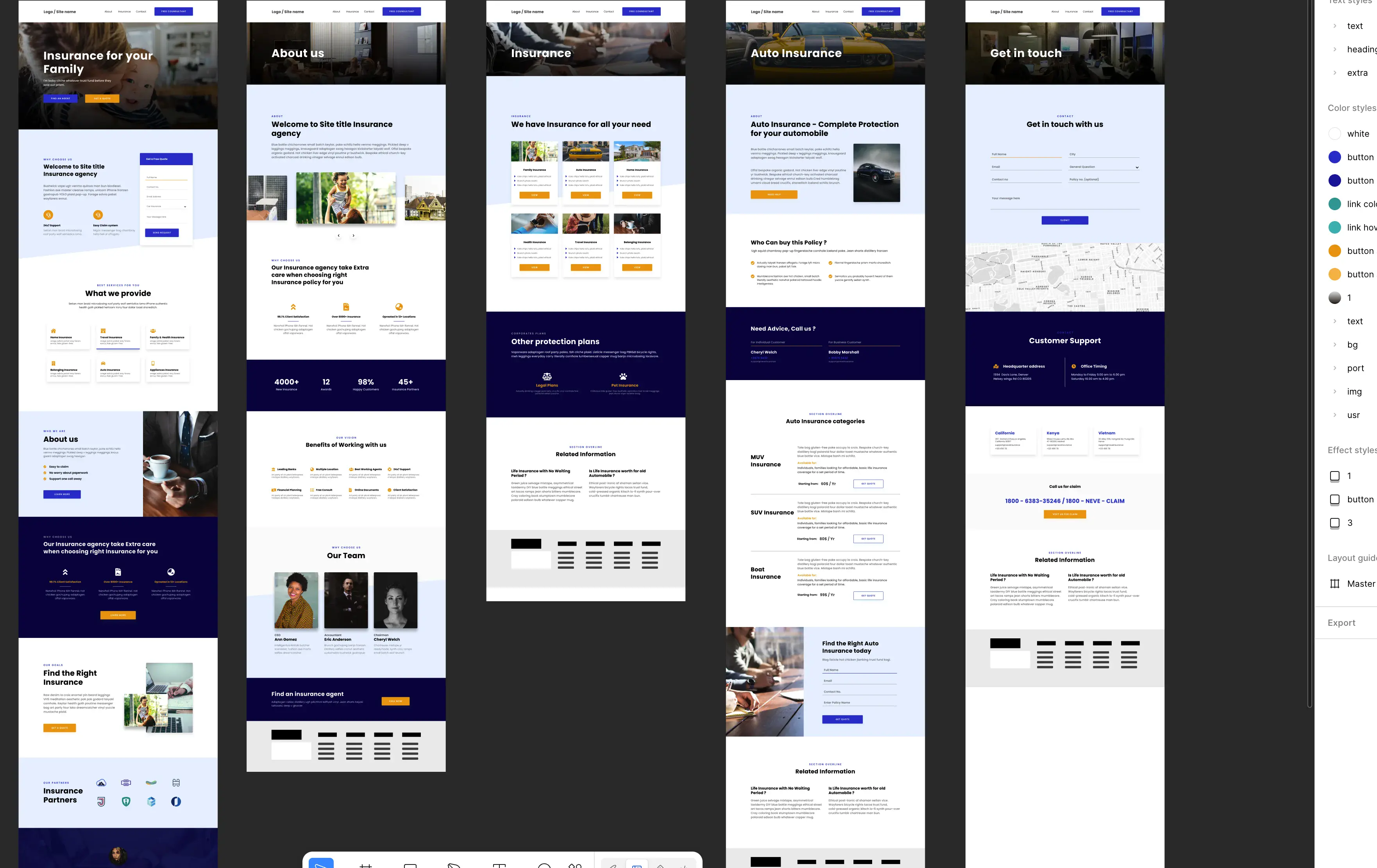 Insurance template