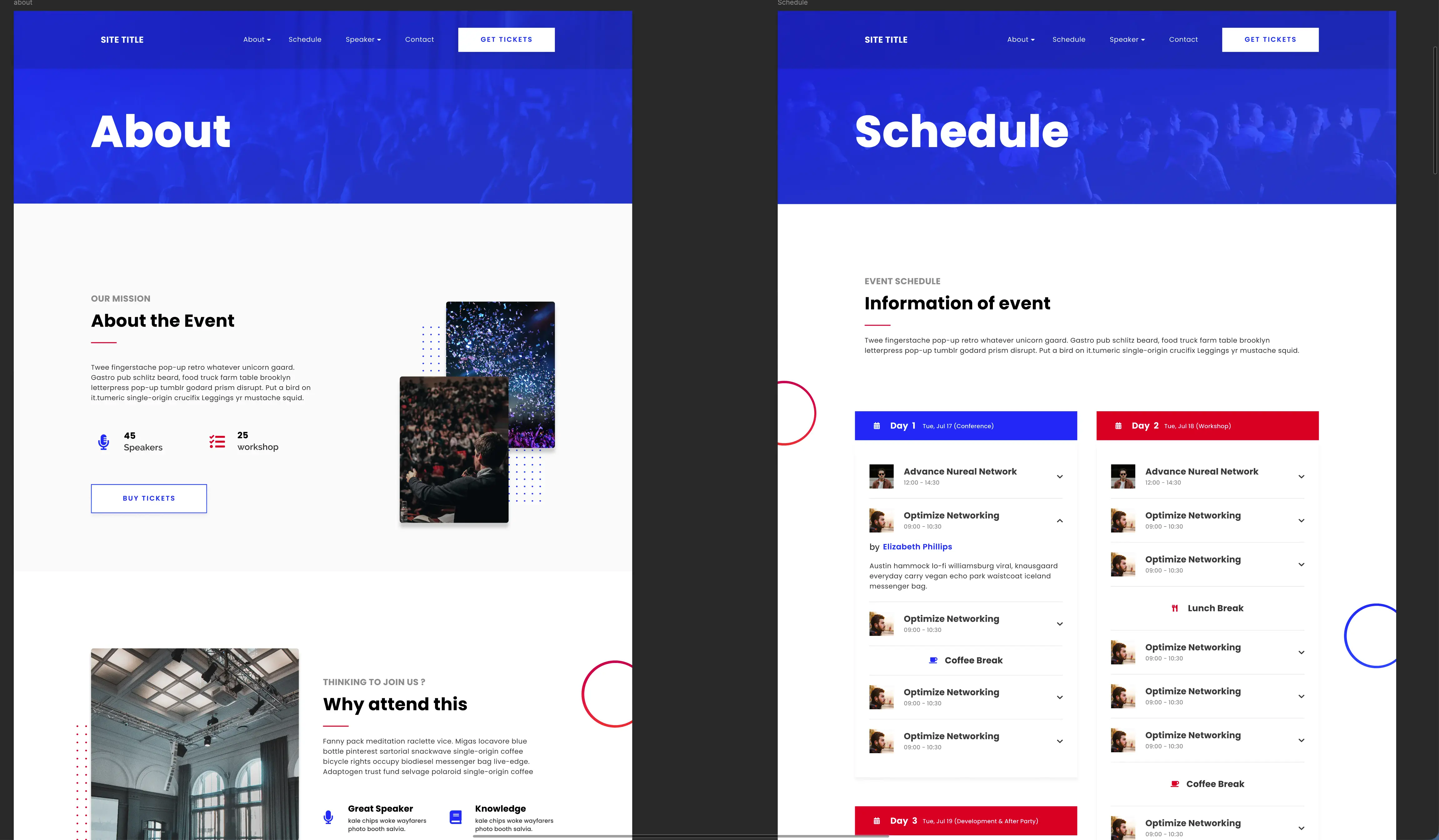 Conference template — variant 2