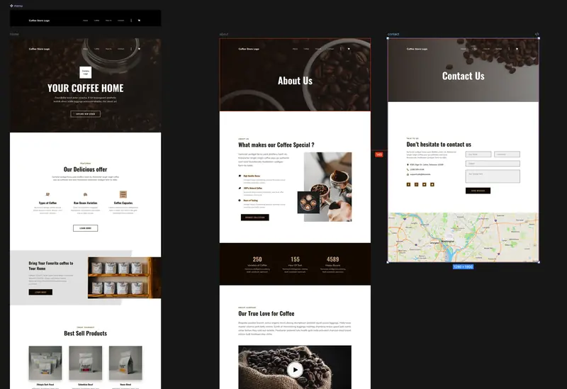 Coffee Shop starter template