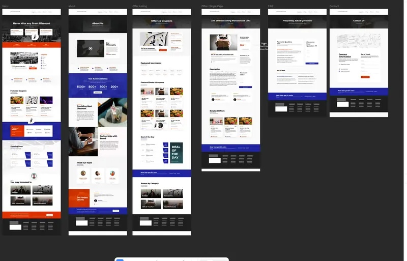 Coupon Site starter template