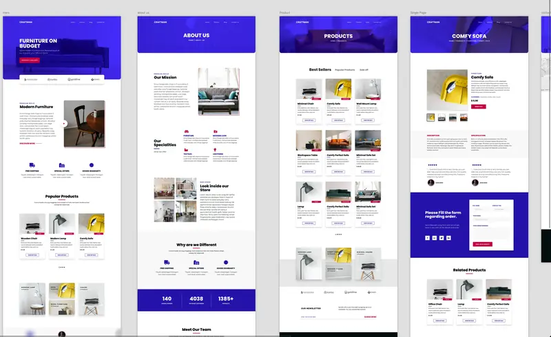 Furniture starter template