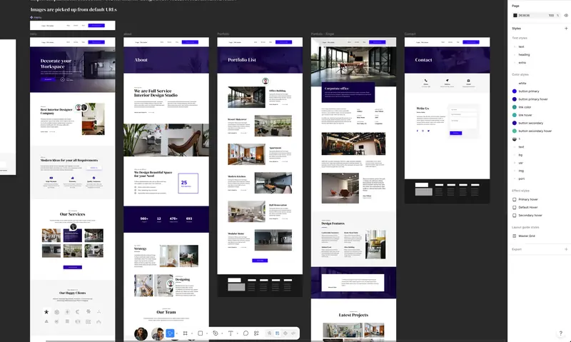 Interior Design starter template