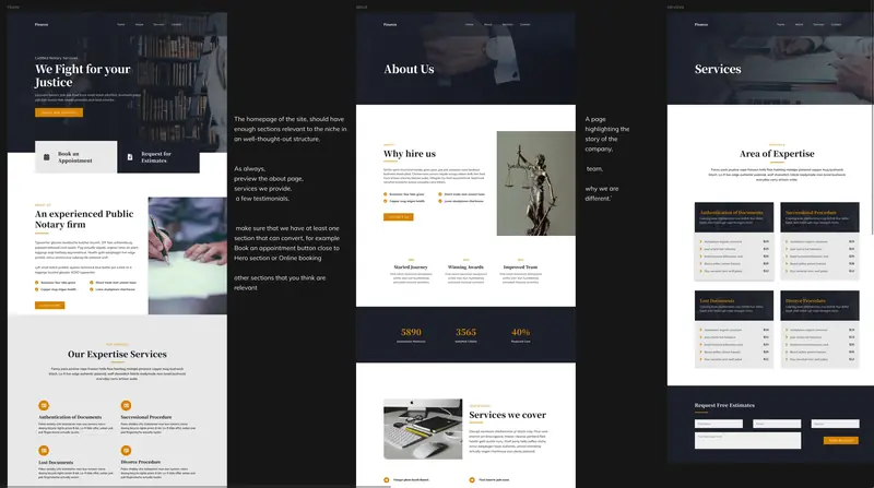 Law Firm starter template