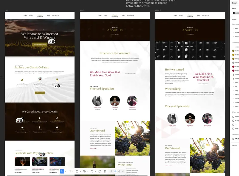 Wine Bar starter template