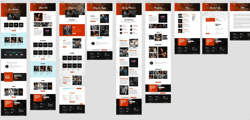 Tattoo Studio starter template